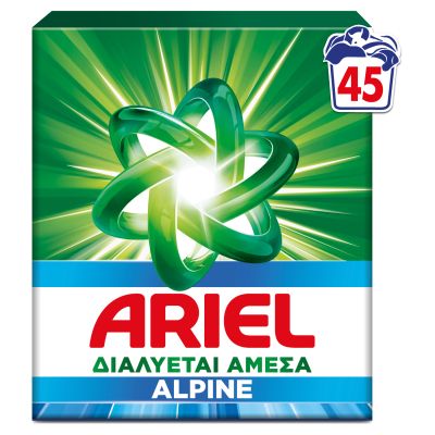 Прах за пране Ariel 45пр 2.925кг за бяло пране