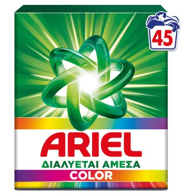 Прах за пране Ariel 45пр 2.925кг за цветно пране