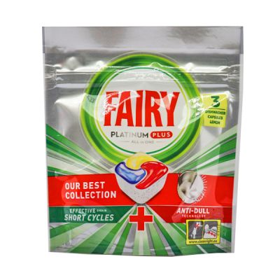 Таблетки за съдомиална Fairy Platinum Plus 3бр