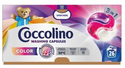 Капсули за пране Coccolino 26бр 3в1 за цветно