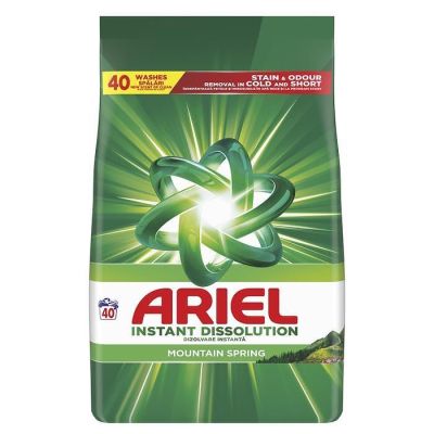Прах за пране Ariel 40пр за бяло 2.6кг