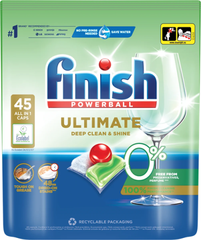 Таблетки за съдомиална Finish 45бр Дийп клийн енд шайн