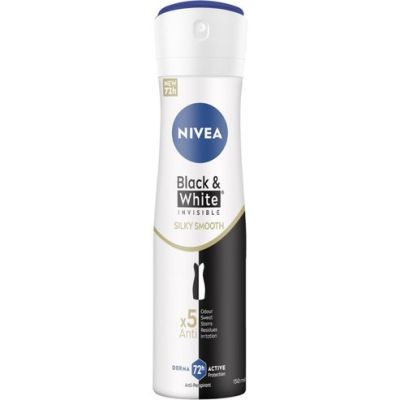 Дезодорант спрей Nivea B&W Invisible Silky Smooth 150мл