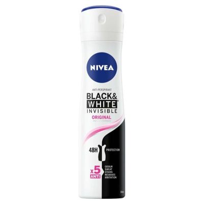 Дезодорант спрей Nivea Black & White Invisible Original 150мл