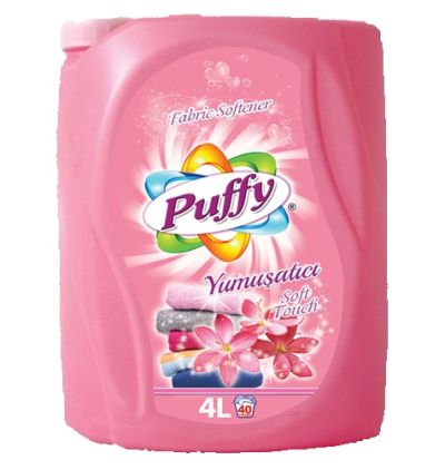 Омекотител Puffy 4л 40пр розов