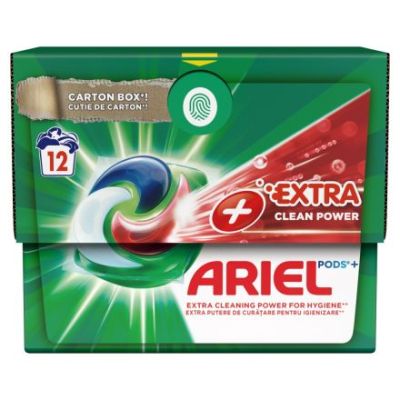 Капсули за пране Ariel Extra Clean 12бр