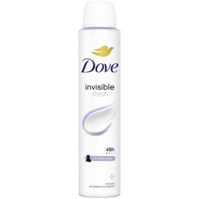 Дезодорант спрей Dove 200мл Invisible Fresh