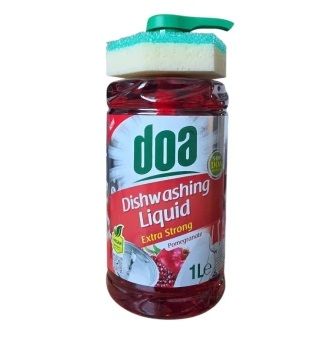 Препарат за съдове с помпа + гъба Doa 1л Нар