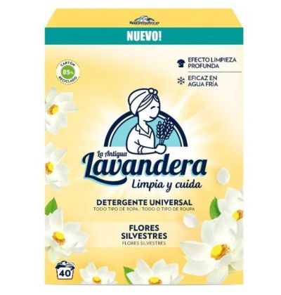Прах за пране Lavandera 40пр 2.2кг Диви цветя