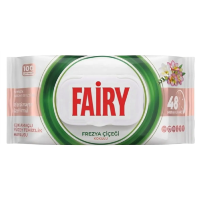 Хигиенни кърпи Fairy 100бр Фрезия