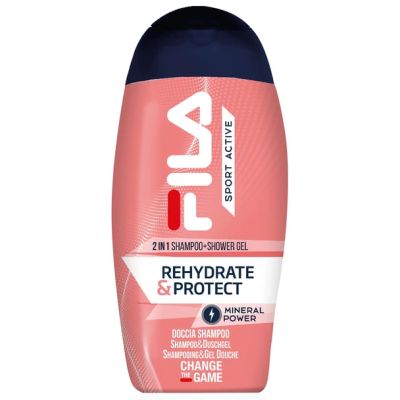 Шампоан и душ гел Fila 250мл Rehydrate & Protect